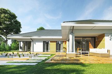  Projekt domu Parterowy 2 (WAH1718) - projekt domu parterowego - Zdjęcie 3