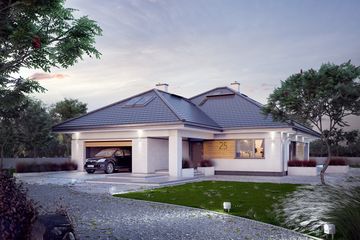  Projekt domu Ariel 7 (BSA2109) - projekt domu parterowego z poddaszem - Zdjęcie 6