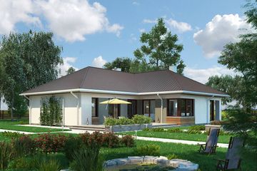  Projekt domu Tatiana Rex (1597) (KRD2741) - projekt domu parterowego - Zdjęcie 4