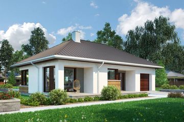  Projekt domu Tatiana Rex (1597) (KRD2741) - projekt domu parterowego - Zdjęcie 5