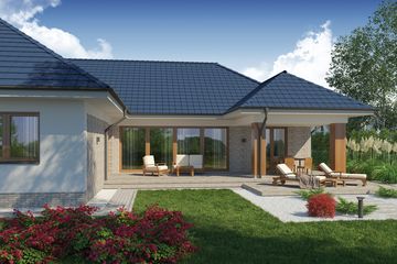  Projekt domu Domena 111 B (WRW1283) - projekt domu parterowego - Zdjęcie 4