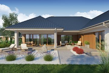  Projekt domu Domena 113 B (WRW1284) - projekt domu parterowego - Zdjęcie 3