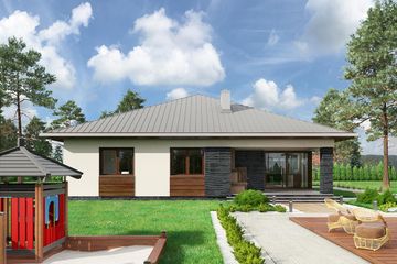  Projekt domu Ajaks (1600) (KRD2744) - projekt domu parterowego - Zdjęcie 5