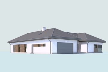  Projekt domu Santana (SLN2417) - projekt domu parterowego - Zdjęcie 4