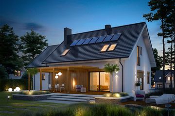  Projekt domu Katrina G1 (mała) energo (WRC2666) - projekt domu parterowego z poddaszem - Zdjęcie 4