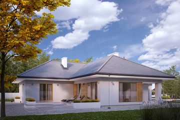  Projekt domu Ambrozja 9 (BSA2110) - projekt domu parterowego - Zdjęcie 2