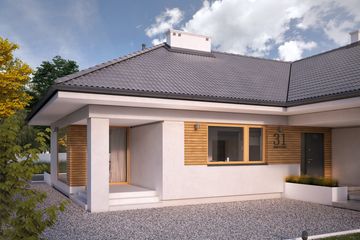  Projekt domu Ambrozja 9 (BSA2110) - projekt domu parterowego - Zdjęcie 3