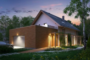  Projekt domu Czwórka (WOX1003) - projekt domu z pełnym piętrem - Zdjęcie 3