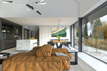  Projekt domu Odważny 1 (WAW1090) - projekt domu parterowego z poddaszem - Zdjęcie 7