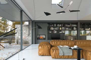  Projekt domu Odważny 1 (WAW1090) - projekt domu parterowego z poddaszem - Zdjęcie 9