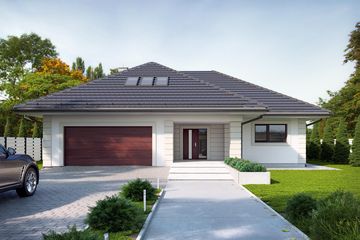  Projekt domu Goran 3 (BSE1109) - projekt domu parterowego z poddaszem - Zdjęcie 1