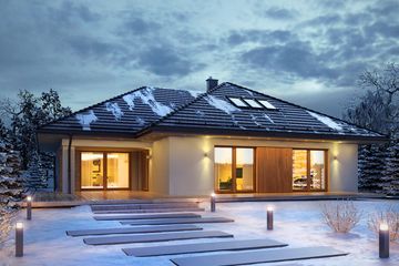  Projekt domu Goran 3 (BSE1109) - projekt domu parterowego z poddaszem - Zdjęcie 4