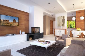  Projekt domu Szafran (WOF1033) - projekt domu parterowego - Zdjęcie 3