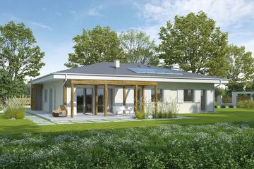  Projekt domu Parterowy II (WOX1040) - projekt domu parterowego - Zdjęcie 1