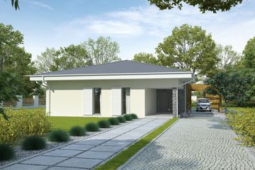  Projekt domu Parterowy II (WOX1040) - projekt domu parterowego - Zdjęcie 2