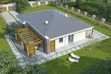  Projekt domu Parterowy II (WOX1040) - projekt domu parterowego - Zdjęcie 3