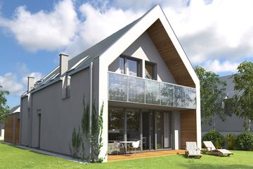  Projekt domu Ukryty (WOX1064) - projekt domu parterowego z poddaszem - Zdjęcie 1