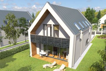  Projekt domu Ukryty (WOX1064) - projekt domu parterowego z poddaszem - Zdjęcie 2