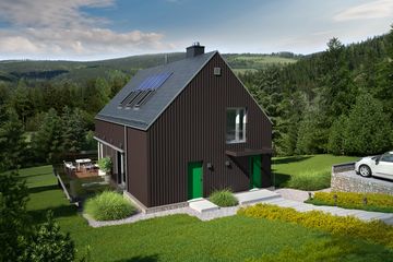 Projekt domu Widokowy (WOX1069) - projekt domu parterowego z poddaszem - Zdjęcie 2