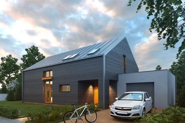  Projekt domu Wycięty z antresolą (WOX1071) - projekt domu parterowego z poddaszem - Zdjęcie 3