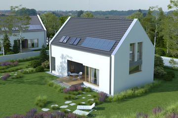  Projekt domu Z wnęką (WOX1078) - projekt domu parterowego z poddaszem - Zdjęcie 2