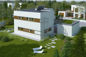  Projekt domu Zielony taras (WOX1082) - projekt domu z pełnym piętrem - Zdjęcie 3