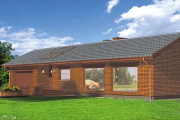  Projekt domu Równik II (WRH1217) - projekt domu parterowego - Zdjęcie 7