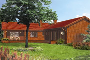  Projekt domu Równik II (WRH1217) - projekt domu parterowego - Zdjęcie 8