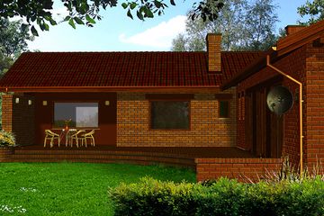  Projekt domu Równik II (WRH1217) - projekt domu parterowego - Zdjęcie 6