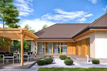  Projekt domu Domena 116 B (WRW1288) - projekt domu parterowego - Zdjęcie 4