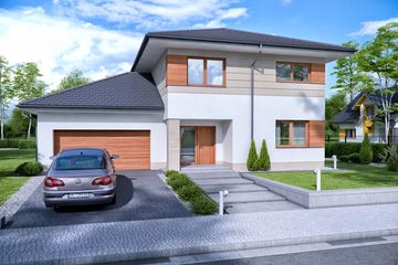  Projekt domu Domena 311 B (WRW1287) - projekt domu z pełnym piętrem - Zdjęcie 5