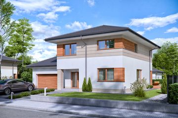  Projekt domu Domena 311 B (WRW1287) - projekt domu z pełnym piętrem - Zdjęcie 4