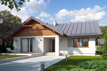  Projekt domu Nikos (BSE1111) - projekt domu parterowego - Zdjęcie 1