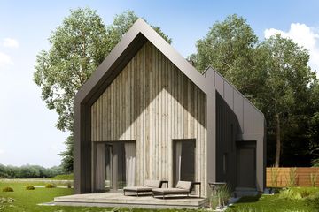  Projekt domu letniskowego House S (WRG1060) - projekt domu letniskowego parterowego - Zdjęcie 3