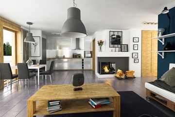  Projekt domu Kalandra z garażem 1-st. [A] (WRF1671) - projekt domu parterowego - Zdjęcie 3