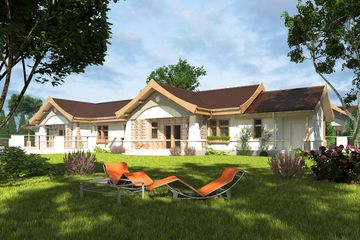  Projekt domu Kuropatwa z garażem 1-st. bliźniak [A-BL2] (WRF1198) - projekt domu parterowego - Zdjęcie 3