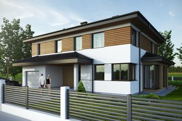  Projekt domu Hot moon (BSG1003) - projekt domu z pełnym piętrem - Zdjęcie 1