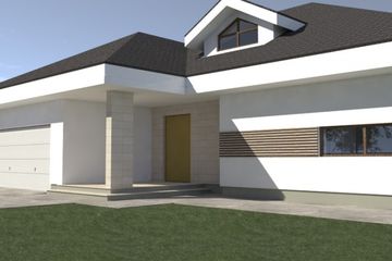  Projekt domu DJ 238 (WAM1275) - projekt domu parterowego z poddaszem - Zdjęcie 4