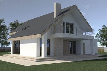  Projekt domu DJ 241 (WAM1276) - projekt domu parterowego z poddaszem - Zdjęcie 5