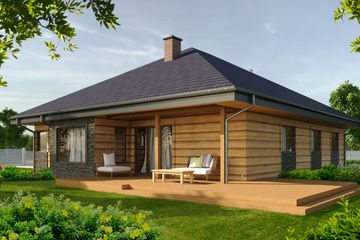  Projekt domu Hot spot (BSG1004) - projekt domu parterowego - Zdjęcie 2