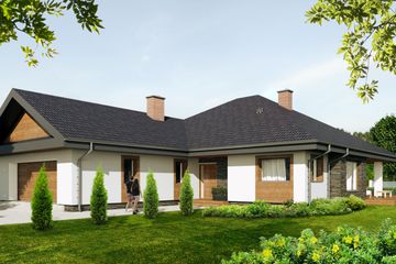  Projekt domu Hot spot 2 (BSG1005) - projekt domu parterowego - Zdjęcie 1