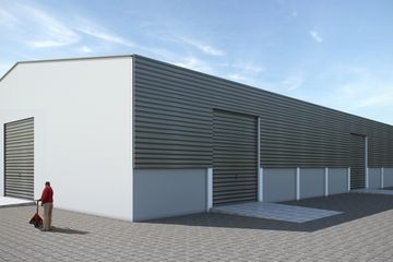  Projekt budynku inwentarskiego Magazyn zboża Gama (BSG1007) - projekt budynku parterowego - Zdjęcie 1