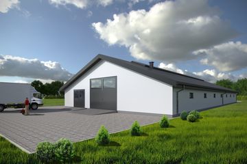  Projekt obory Obora Gama (BSG1008) - projekt obory parterowego - Zdjęcie 2