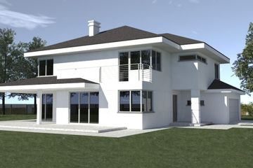  Projekt domu DN 021k (WAM1279) - projekt domu z pełnym piętrem - Zdjęcie 1