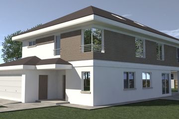  Projekt domu DN 104 (WAM1280) - projekt domu z pełnym piętrem - Zdjęcie 1