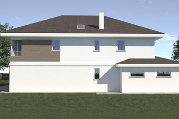  Projekt domu DN 104 (WAM1280) - projekt domu z pełnym piętrem - Zdjęcie 7