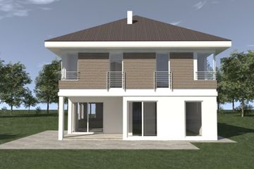  Projekt domu DN 104 (WAM1280) - projekt domu z pełnym piętrem - Zdjęcie 9