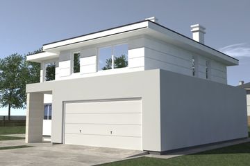  Projekt domu DN 136 (WAM1292) - projekt domu z pełnym piętrem - Zdjęcie 4