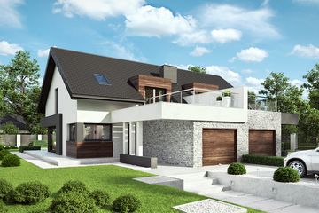  Projekt domu HomeKoncept 47 B (KRX1053) - projekt domu parterowego z poddaszem - Zdjęcie 4