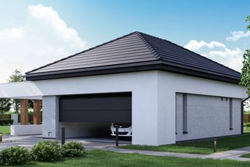  Projekt garażu HomeKoncept G 02 (KRX1055) - projekt garażu parterowego - Zdjęcie 2